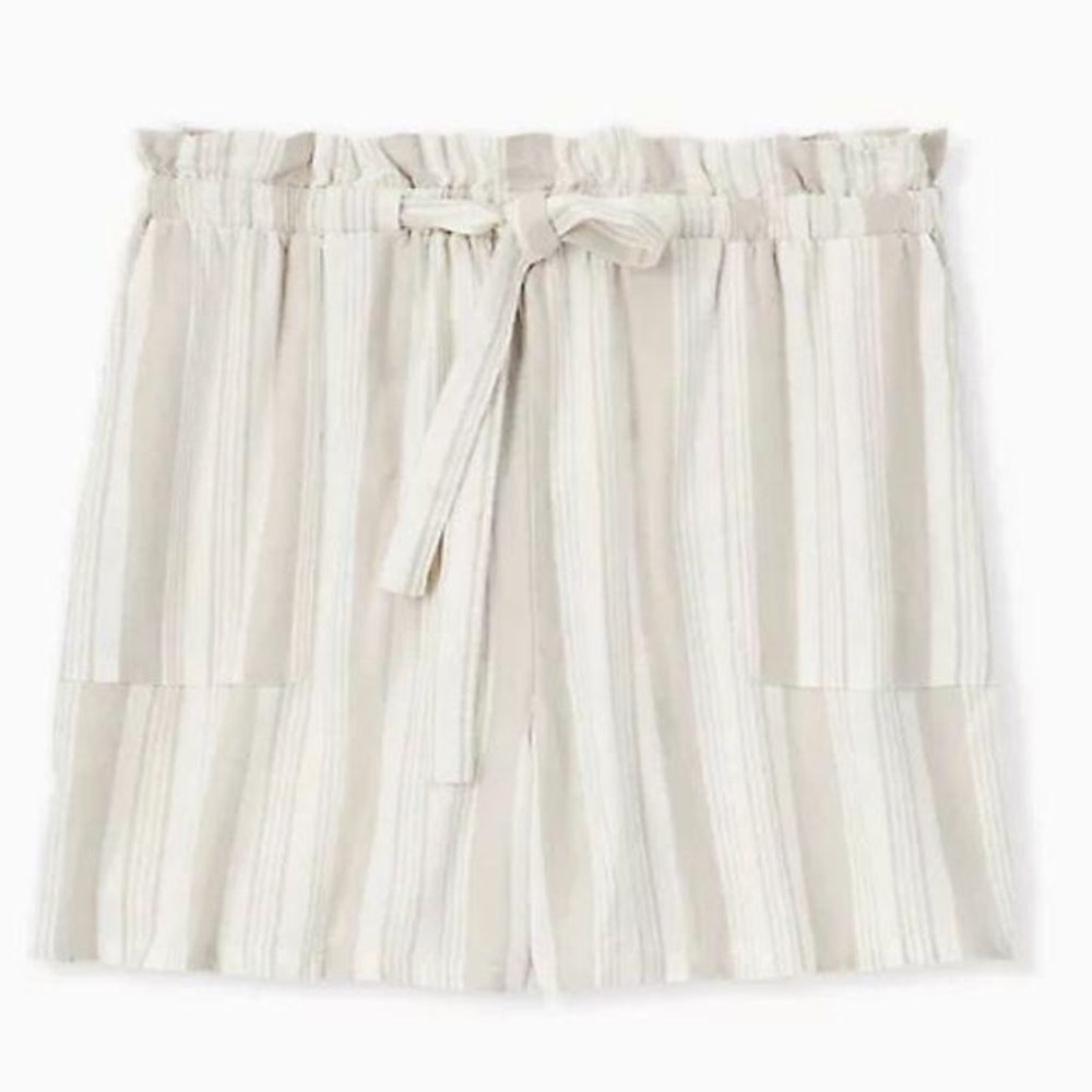 Torrid DRAWSTRING PAPERBAG WAIST MID SHORT